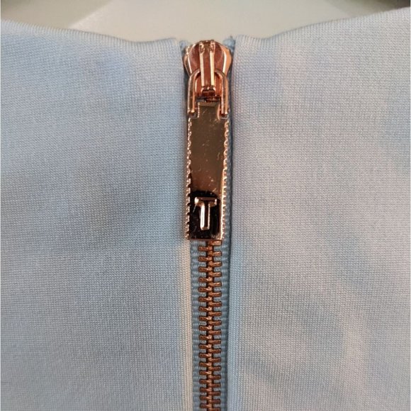 Ted Baker | Teimah Bardot Top in Pale Blue - Picture 7 of 7